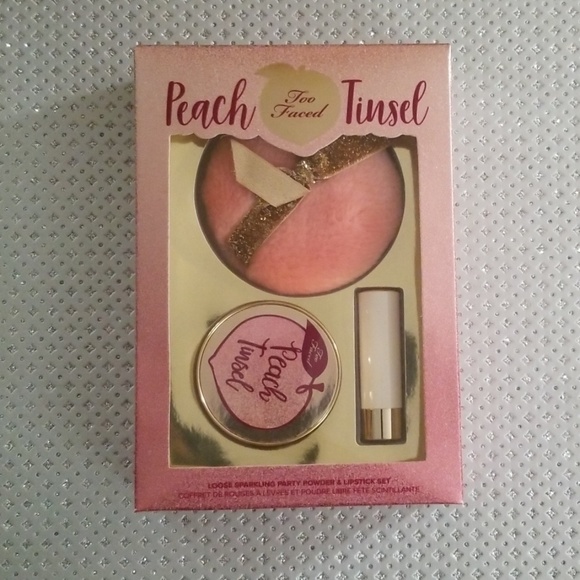 ✨SOLDOUT ONLINE✨ Too Faced 🍑Peach Tinsel NWT - Picture 7 of 8